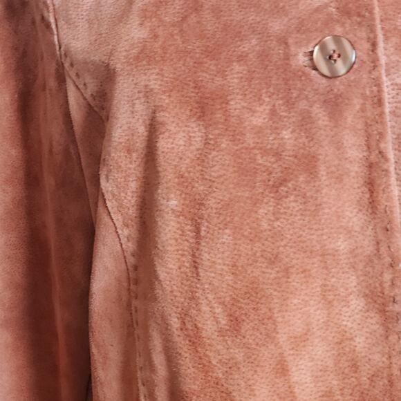 Coldwater Creek suede swing style jacket sz PL - Picture 7 of 9